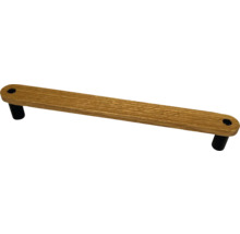 Möbelgriff aus Holz mit Befestigungsfüßen