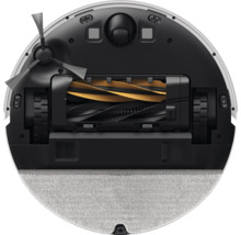 Unterseite eines Staubsaugerroboters mit Bürste