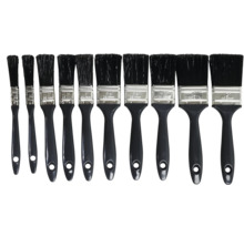 Set aus zehn Lackierpinseln unterschiedlicher Größe