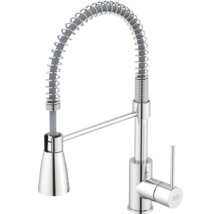 Küchenarmatur mit Spiralfeder und Auslauf