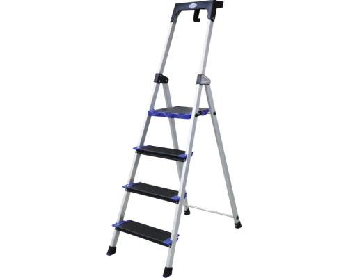 Haushaltsleiter Industrial Aluminium 4 Stufen Aluminium Klapptritt mit vier Stufen