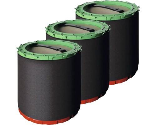 Nachfüllpacks Unger Ultra Harz Packs für HydroPower Ultra Filter S 3 Stück Drei schwarze Wasserfilterkartuschen für Wasserfilter