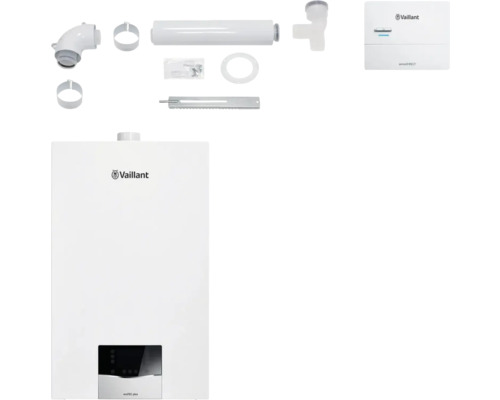 Vaillant ecoTEC plus Gas-Brennwerttherme mit Zubehör