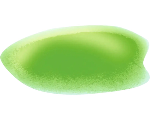 Grüne ovale Form