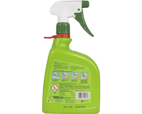 COMPO Ortiva Spezial Pilzfrei Pumpsprayflasche mit 1000 ml Inhalt