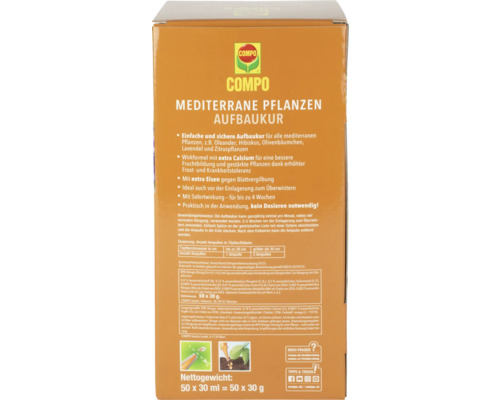 Compo Mediterrane Pflanzen Aufbaukur Packung