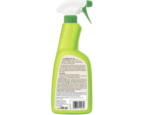 COMPO Ameisen- und Insekten-Blocker im 500 ml Sprühbehälter zur Schädlingsbekämpfung