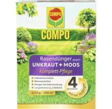 COMPO Rasendünger gegen Unkraut und Moos, 6,0 kg