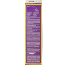 Verpackung von COMPO Rasendünger gegen Unkraut und Moos mit Produktinformationen und Sicherheitshinweisen