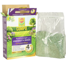 Compo Rasendünger gegen Unkraut und Moos, 6 Kilogramm Packung