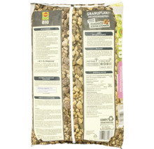 Verpackung Granuplant Orchideensubstrat mit Hinweisen zu Anwendung und Inhaltsstoffen