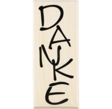 Stempel mit dem Wort Danke