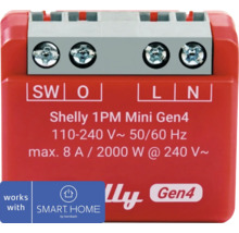Shelly 1PM Mini Gen4 Leistungsmessgerät zur intelligenten Steuerung