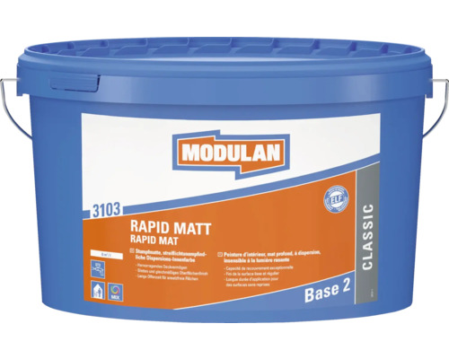 MODULAN 3103 Rapid Matt Wandfarbe im Wunschfarbton mischen lassen Eimer Modulan Rapid Matt Innenfarbe
