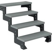 Treppe mit vier Stufen für den Außenbereich