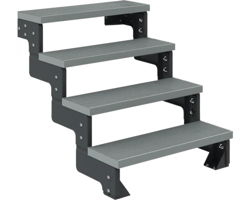 Treppe mit vier Stufen für den Außenbereich