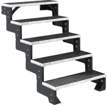 Freistehende Treppe mit fünf Stufen