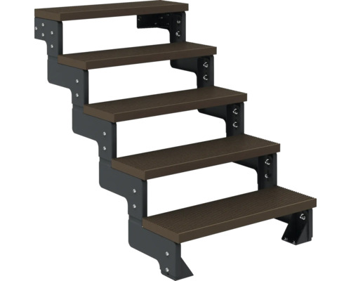 Treppe mit fünf Stufen für den Außenbereich