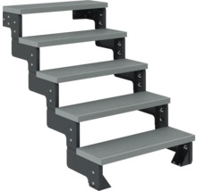 Freistehende Treppe mit fünf Stufen