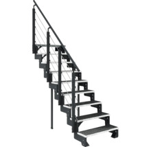 Metalltreppe mit Geländer
