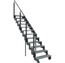 Treppe mit Geländer und Stufen