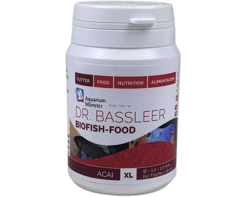 Aquariumfischfutter Aquarium Münster Dr. Bassleer Biofish Food ACAI XL 68 g Dr. Bassleer Biofish-Food für Fische