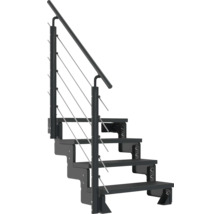 Treppe mit Geländer und Stufen