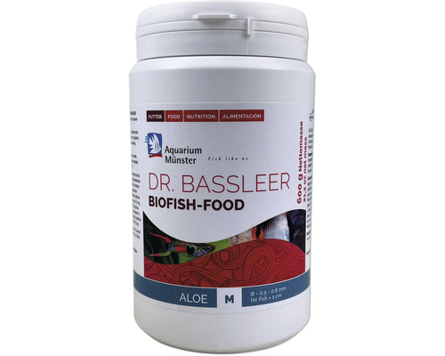 Aquariumfischfutter Aquarium Münster Dr. Bassleer Biofish Food ALOE M 600 g Dr. Bassleer Biofish-Food Aquariumfutter, 600 Gramm
