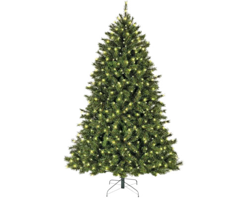 künstlicher LED Weihnachtsbaum Tannenbaum Everlands Malmö Ø 119 cm H 180 cm Künstlicher Weihnachtsbaum mit Lichtern auf einem Ständer