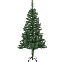 Künstlicher Tannenbaum auf einem schwarzen Metallständer