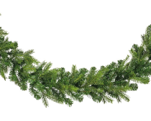 Dekorative Tannengirlande zur Weihnachtszeit