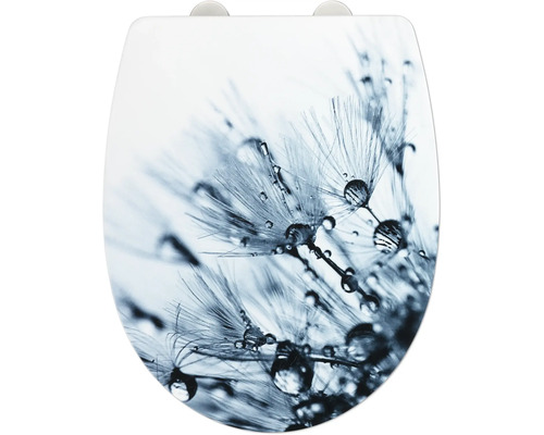 Toilettendeckel mit Pusteblumenmotiv