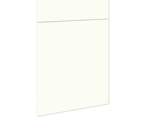 PICCANTE Smart Frontenset Unterschrank 50 cm 1 Drehtür und 1 Schubkastenblende weiß Feinstruktur mit Dickkante "Z" Küchenschrankfront