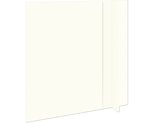 PICCANTE Smart Front Eckunterschrank 100 cm 1 Drehtür weiß Feinstruktur mit Dickkante "AG" Schranktür