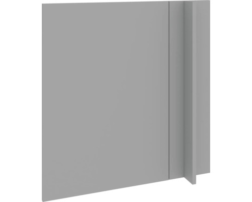PICCANTE Smart Front Eckunterschrank 100 cm 1 Drehtür basaltgrau matt mit Dickkante "AG" Paneel für den Innenausbau