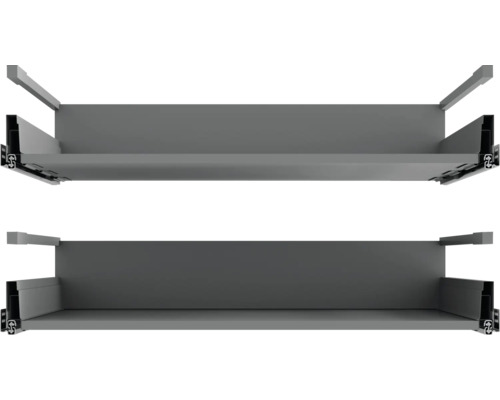 Zwei Schubladenelemente für den Küchen- oder Möbelbau.