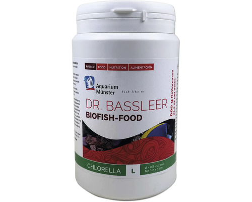 Aquariumfischfutter Aquarium Münster Dr. Bassleer Biofish Food CHLORELLA L 600 g Aquarium Münster Dr. Bassleer Biofish-Food Chlorella L Fischfutter