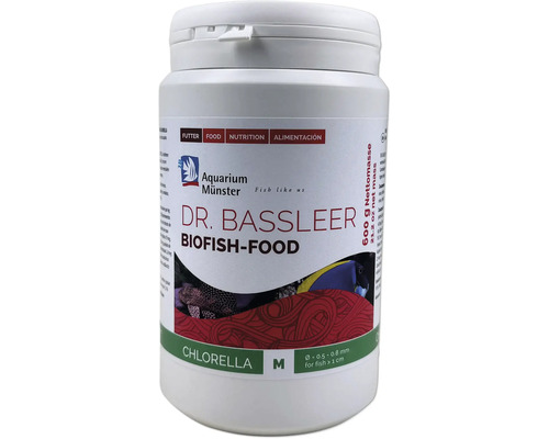 Aquariumfischfutter Aquarium Münster Dr. Bassleer Biofish Food CHLORELLA M 600 g Aquarium Münster Dr. Bassleer Biofischfutter Chlorella, 600 Gramm