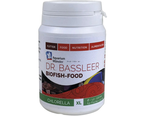 Aquariumfischfutter Aquarium Münster Dr. Bassleer Biofish Food CHLORELLA XL 68 g Dr. Bassleer Biofish-Food Chlorella XL Fischfutter