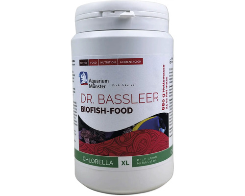 Aquariumfischfutter Aquarium Münster Dr. Bassleer Biofish Food CHLORELLA XL 680 g Dr. Bassleer Biofish-Food Chlorella XL in einer Dose