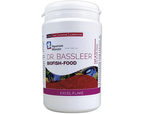 Aquariumfischfutter Aquarium Münster Dr. Bassleer Biofish Food EXCEL FLAKE 140 g Dr. Bassleer Biofish-Food Excel Flake für Aquarienfische, 140 Gramm
