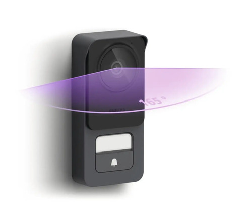 Smarte Türklingel mit 165 Grad Erfassungswinkel für den Außenbereich