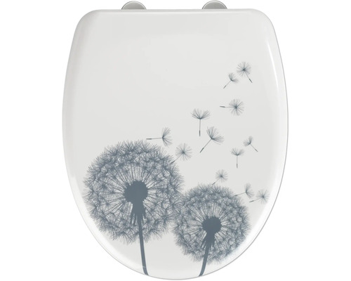 Toilettendeckel mit Löwenzahn-Motiv
