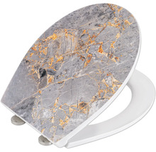Toilettendeckel mit Marmormuster