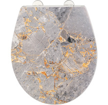 Toilettendeckel mit Marmorstruktur
