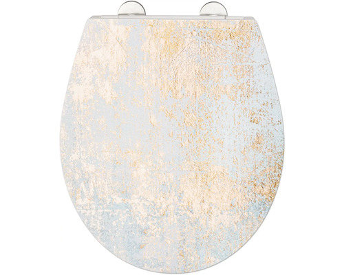 Toilettendeckel mit abstraktem Muster für das Badezimmer