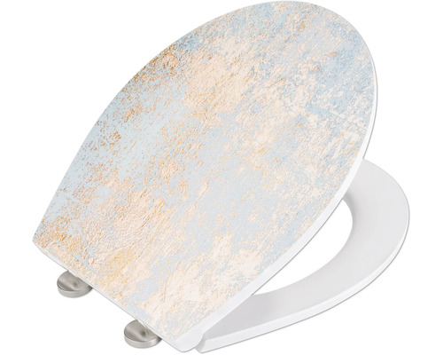 Toilettendeckel mit abstraktem Muster