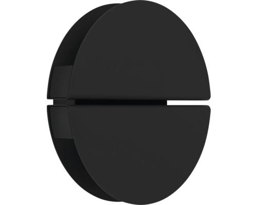 LED Außenwandleuchte Edelstahl 5W 600 lm 3-step CCT 2700/4000/6500 K Ø 18 cm Vascella schwarz Schwarzer Serviettenhalter für die Tischdekoration