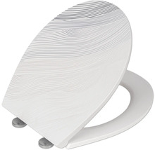 Toilettendeckel mit Holzmaserung