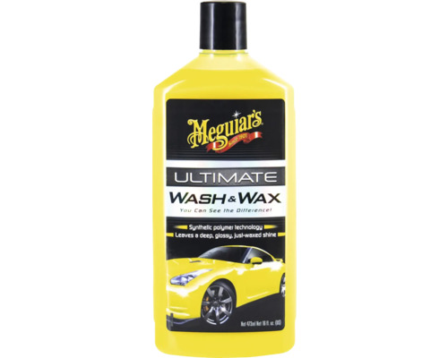 Meguiar's Autoshampoo Ultimate Wash & Wax 473ml Meguiar''s Ultimate Wash and Wax Autoshampoo, 473 ml Flasche